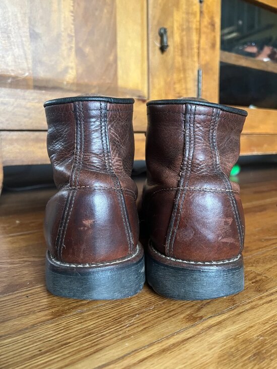 Red Wing 4183 Classic Moc 6” Boot — Size 9.5 D — Oxblood — Made in USA main image 2